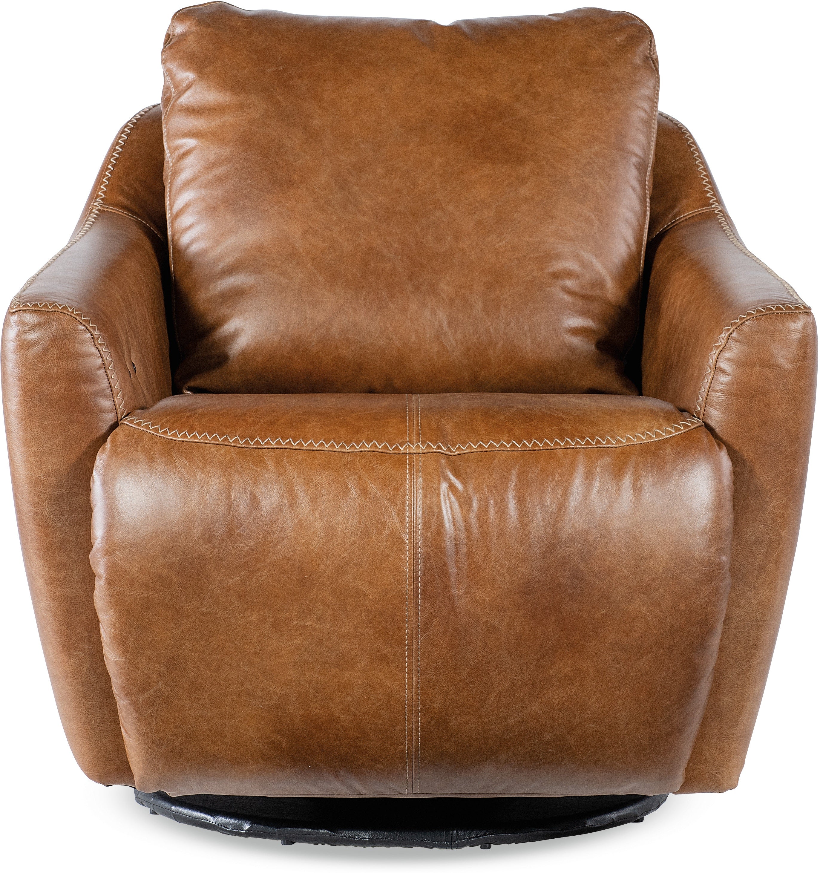 Hooker Furniture Living Room Beau Swivel with Power Footrest