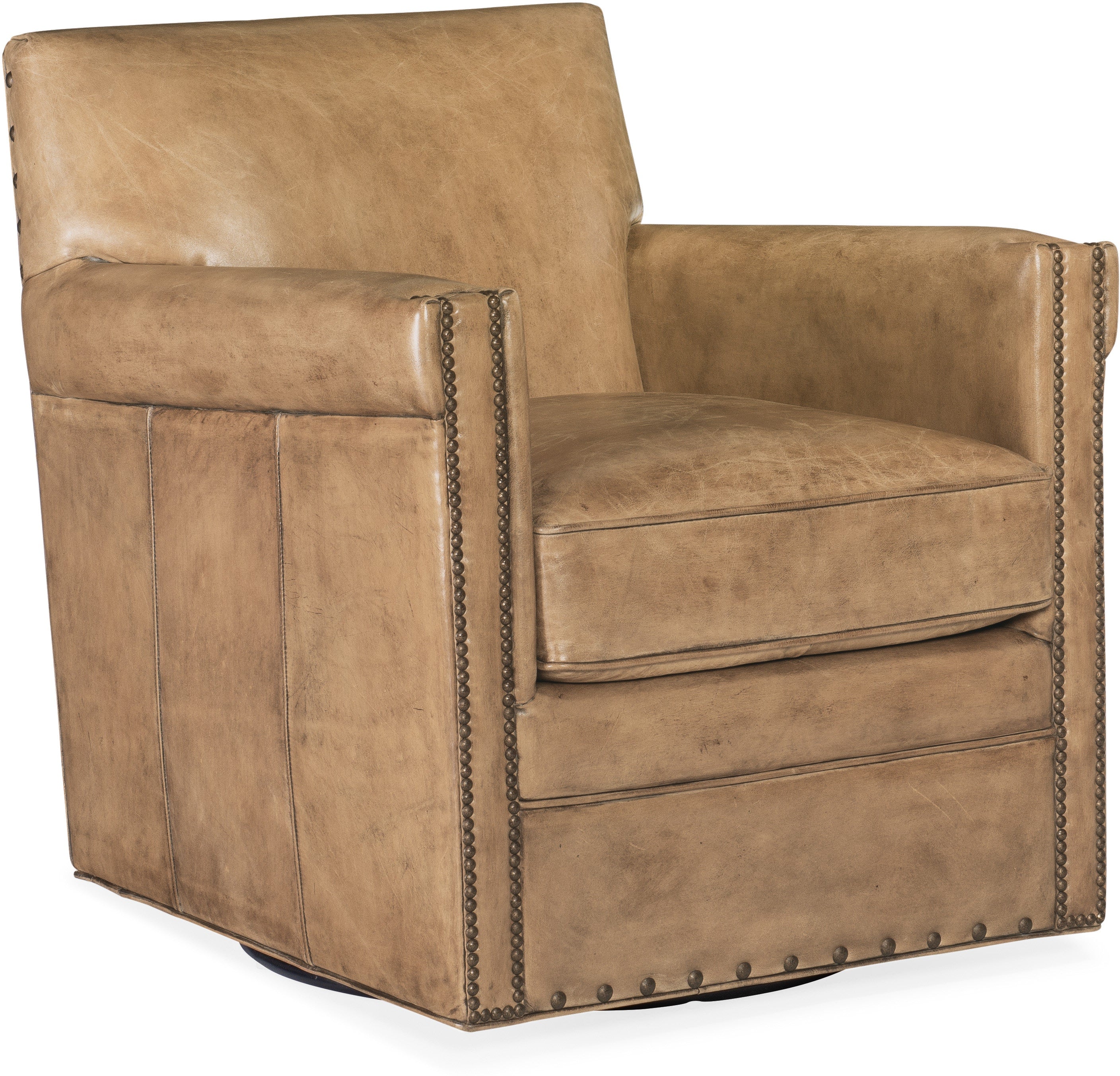 Hooker Furniture Living Room Potter Swivel Club Chair