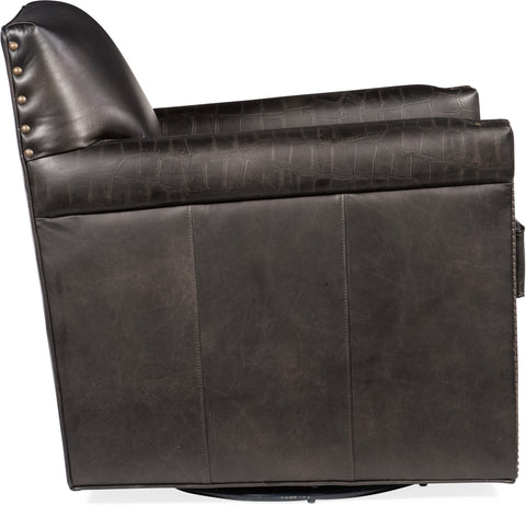 Hooker Furniture Living Room Potter Swivel Club Chair