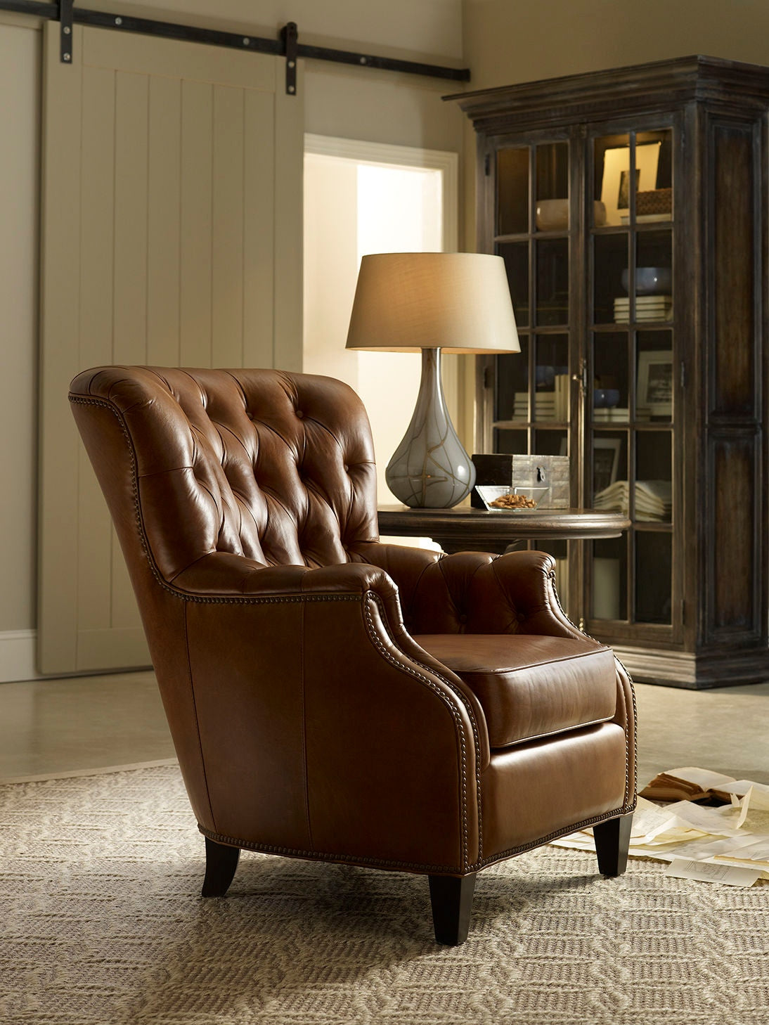 Hooker Furniture Living Room Hamrick Club Chair