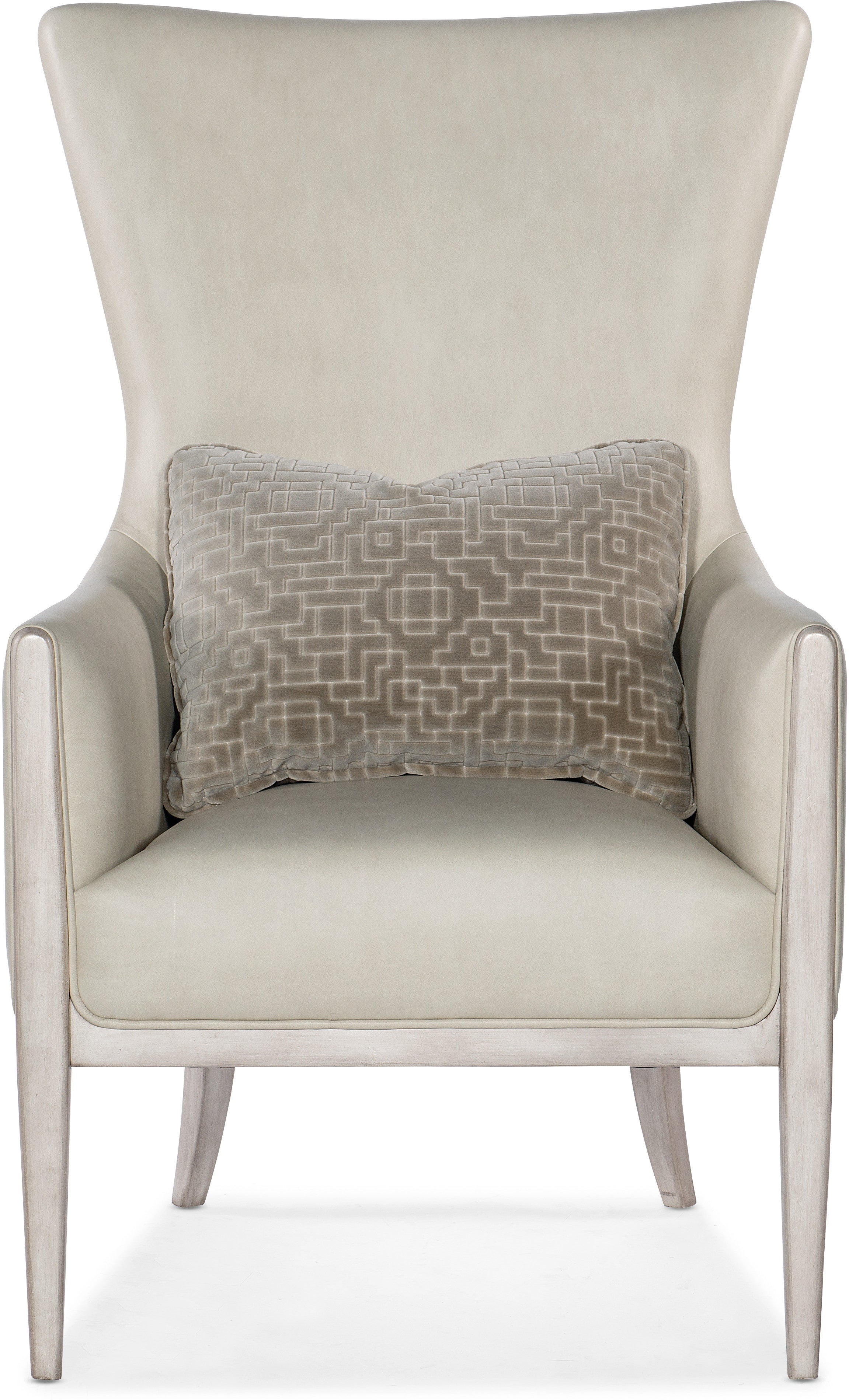 Hooker Furniture Living Room Kyndall Club Chair with Accent Pillow