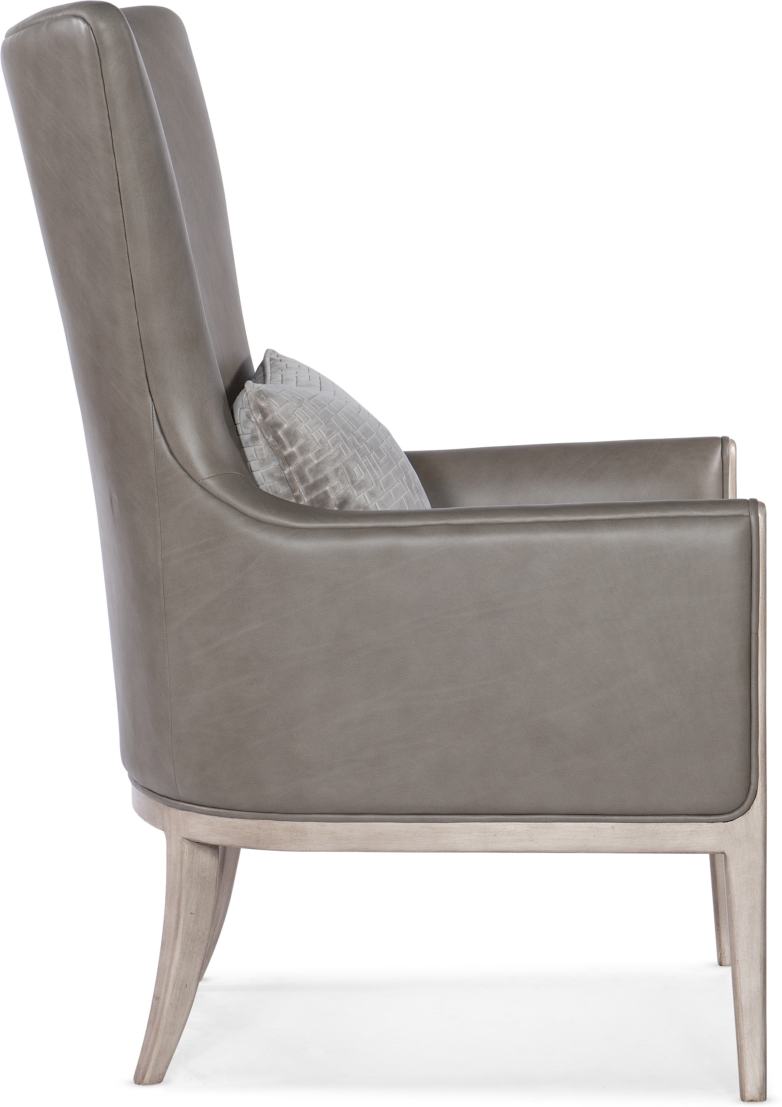 Hooker Furniture Living Room Kyndall Club Chair with Accent Pillow