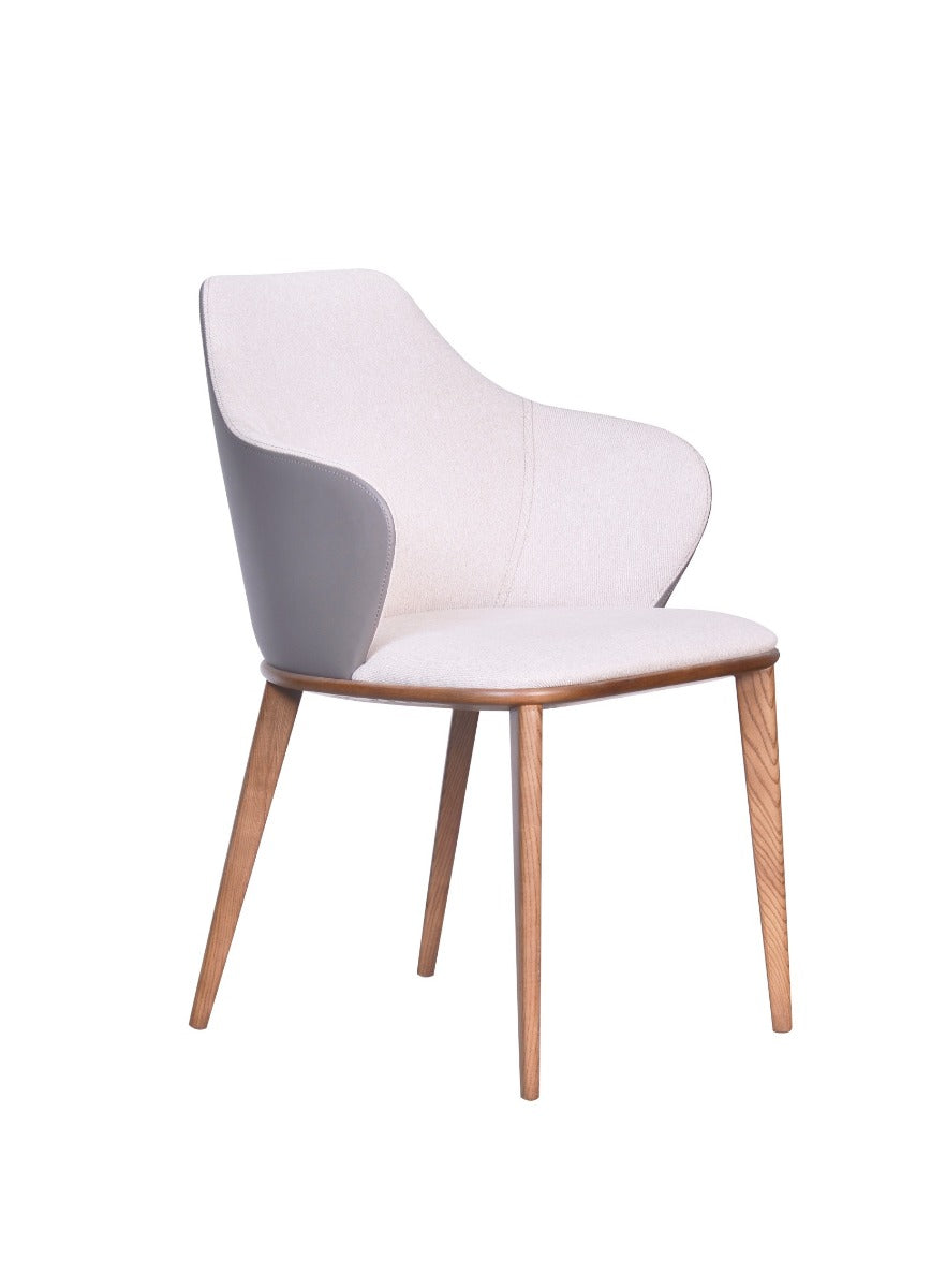 Modrest Megan Modern Beige & Grey Dining Chair By VIG Furniture