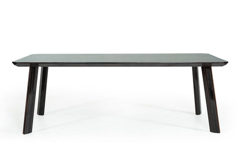 Modrest Chadwick Modern Ebony & Rosegold Dining Table Model VGHB297T3-EBN