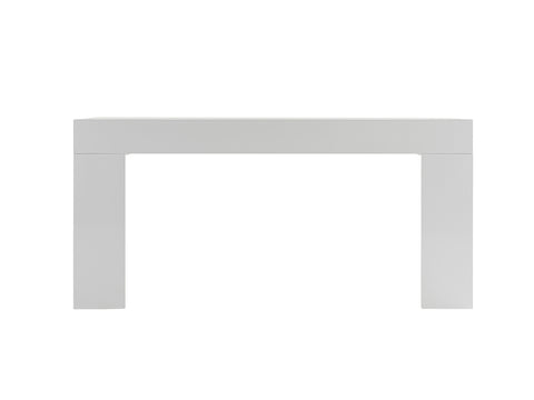 Modrest Chelsey Modern White And Stainless Steel Desk Model VGBB-MQ2102-W-D