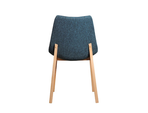 Modrest Chrissy Modern Blue Fabric Dining Chair (Set of 2) By VIG Furniture