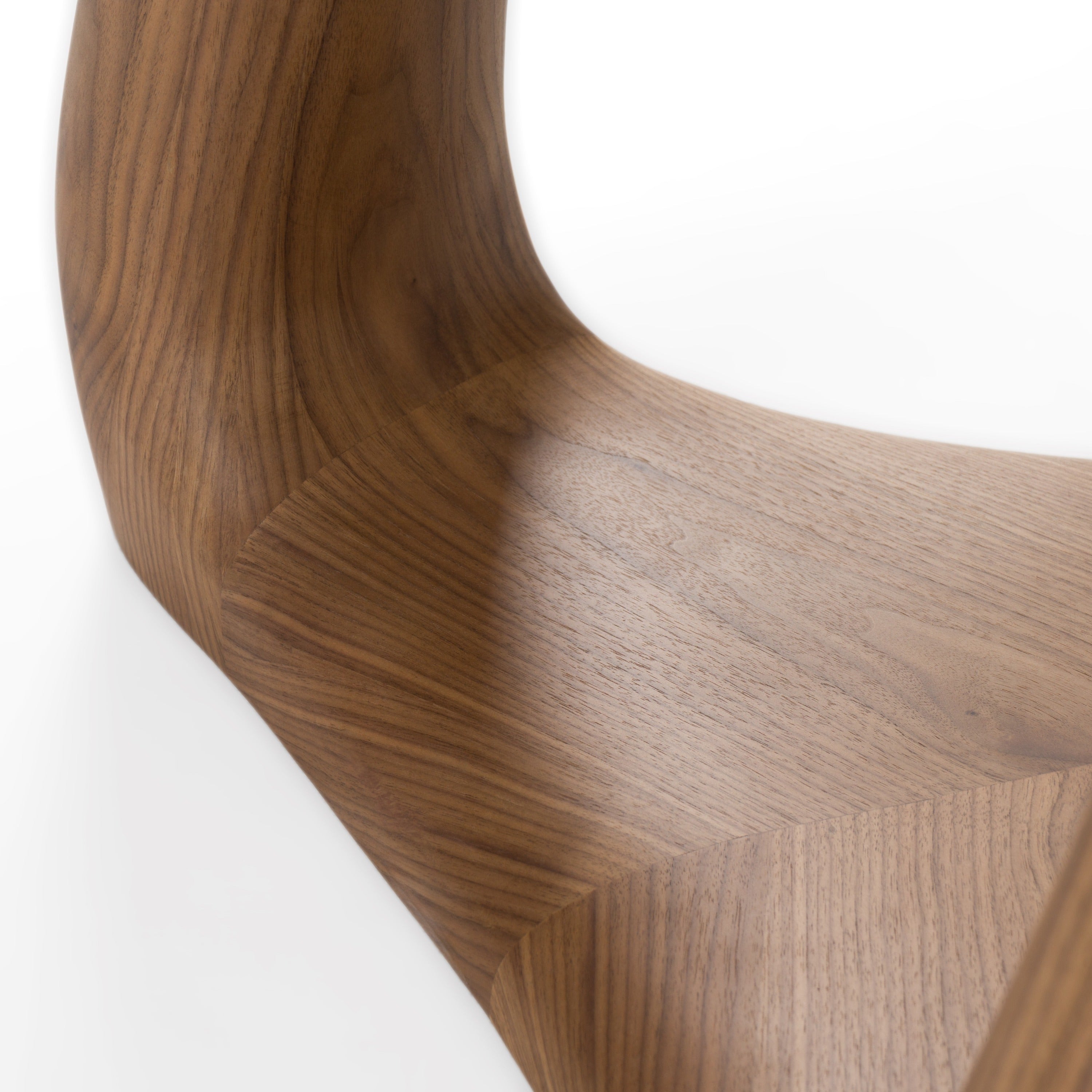 Modrest Christy - Mid-Century Modern Grey Glass + Walnut Round Dining Table