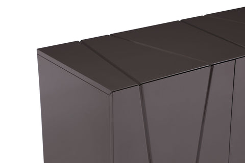 Modrest Chrysler Modern Grey High Gloss Buffet Model VGVCG8978-BUF-GRY