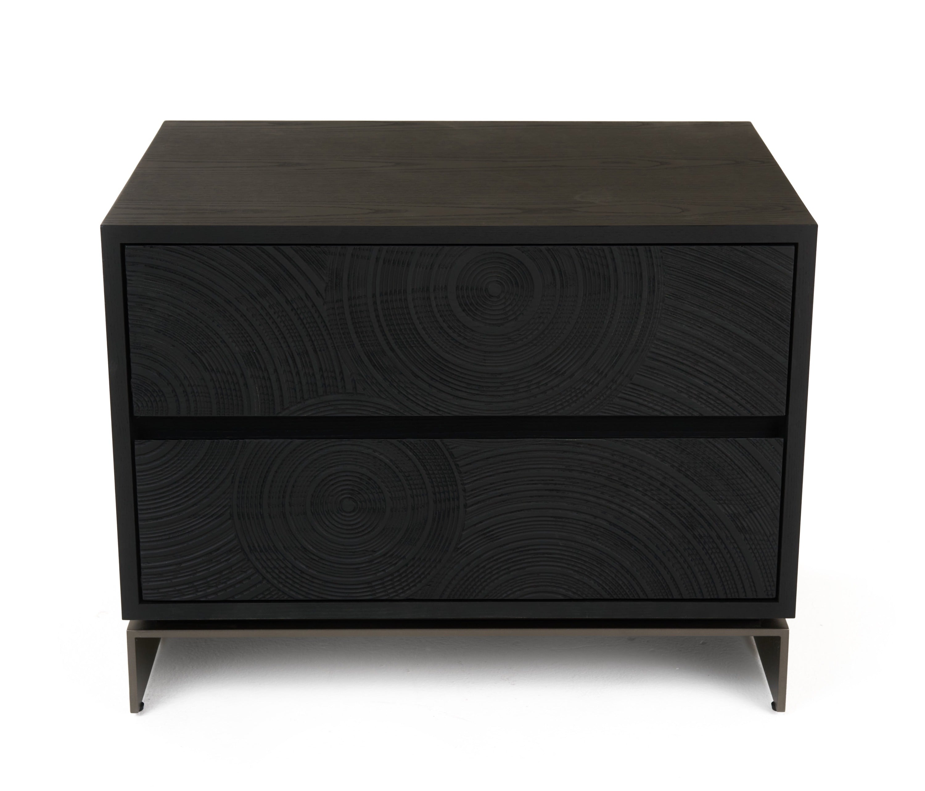 Lamod Cirque Modern Black Ash Nightstand Model VGVC-N2368