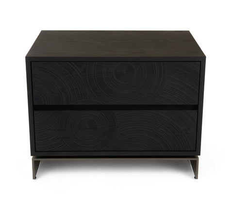 Lamod Cirque Modern Black Ash Nightstand Model VGVC-N2368