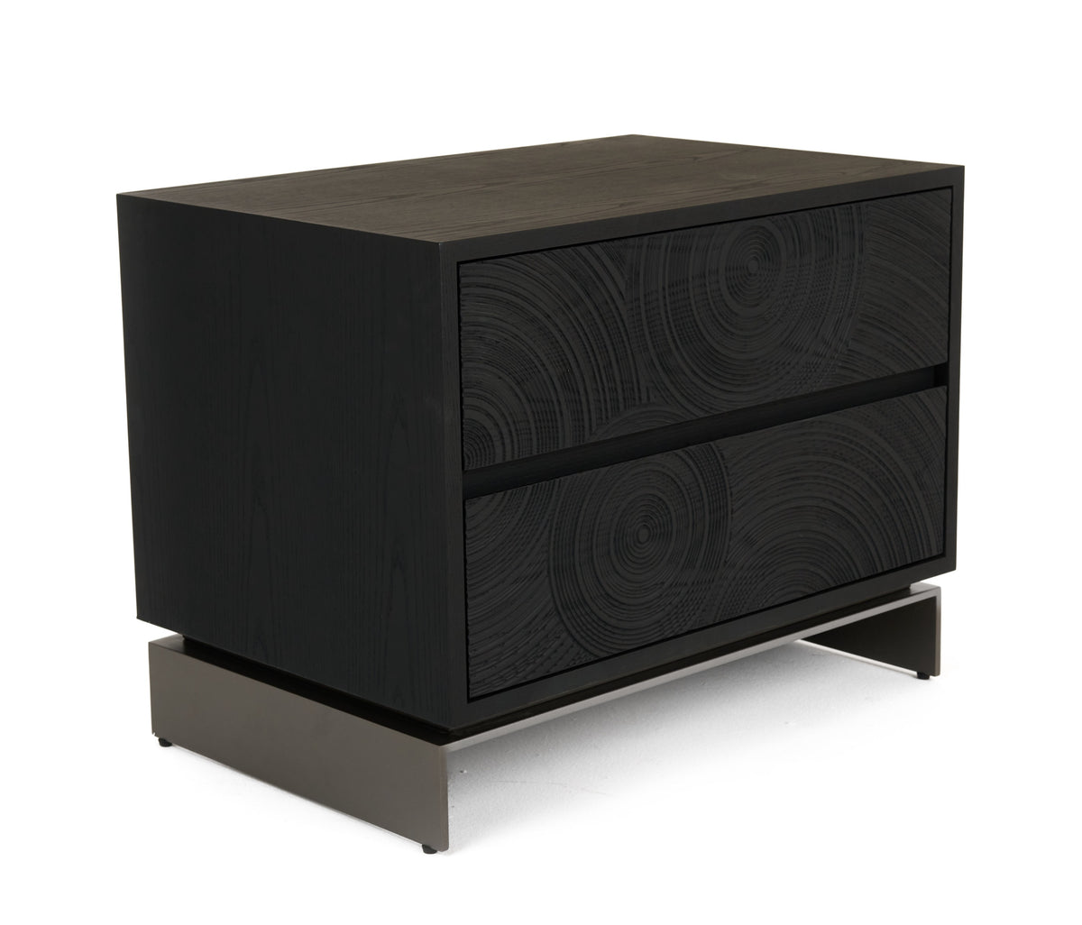 Lamod Cirque Modern Black Ash Nightstand Model VGVC-N2368