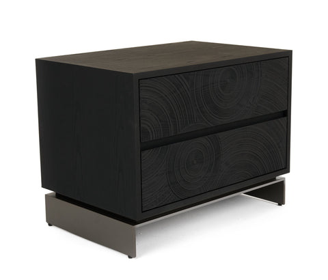 Lamod Cirque Modern Black Ash Nightstand Model VGVC-N2368