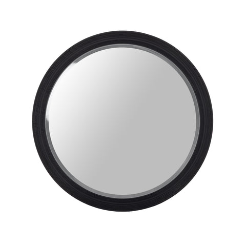 Lamod Cirque Modern Black Ash Round Mirror Model VGVC-J2368-M