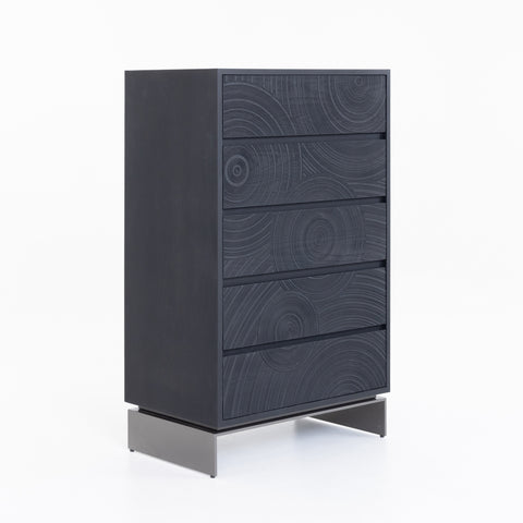 Lamod Cirque Modern Black Ash Chest Model VGVC-J2368-5H