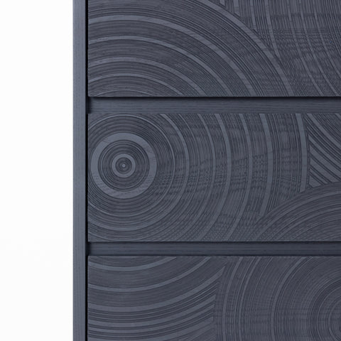 Lamod Cirque Modern Black Ash Chest Model VGVC-J2368-5H