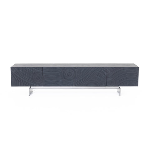 Lamod Cirque Modern Black Ash Tv Stand Model VGVC-TV2368-BLK
