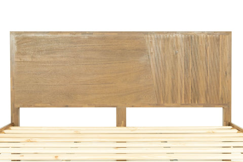 Modrest Claire Eastern King Contemporary Walnut Bed Model VGWDWIN-USQB-BED-EK