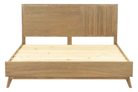 Modrest Claire Queen Contemporary Walnut Bed Model VGWDWIN-USQB-BED-Q