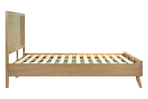 Modrest Claire Eastern King Contemporary Walnut Bed Model VGWDWIN-USQB-BED-EK