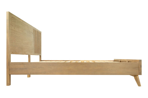 Modrest Claire Contemporary Walnut Bed Model VGWDWIN-USQB-BED