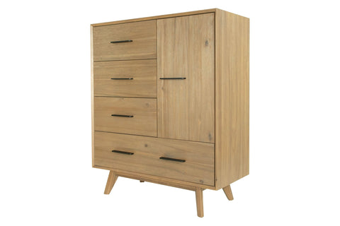 Modrest Claire Contemporary Walnut Chest Model VGWDWIN-TB04D01-CHEST