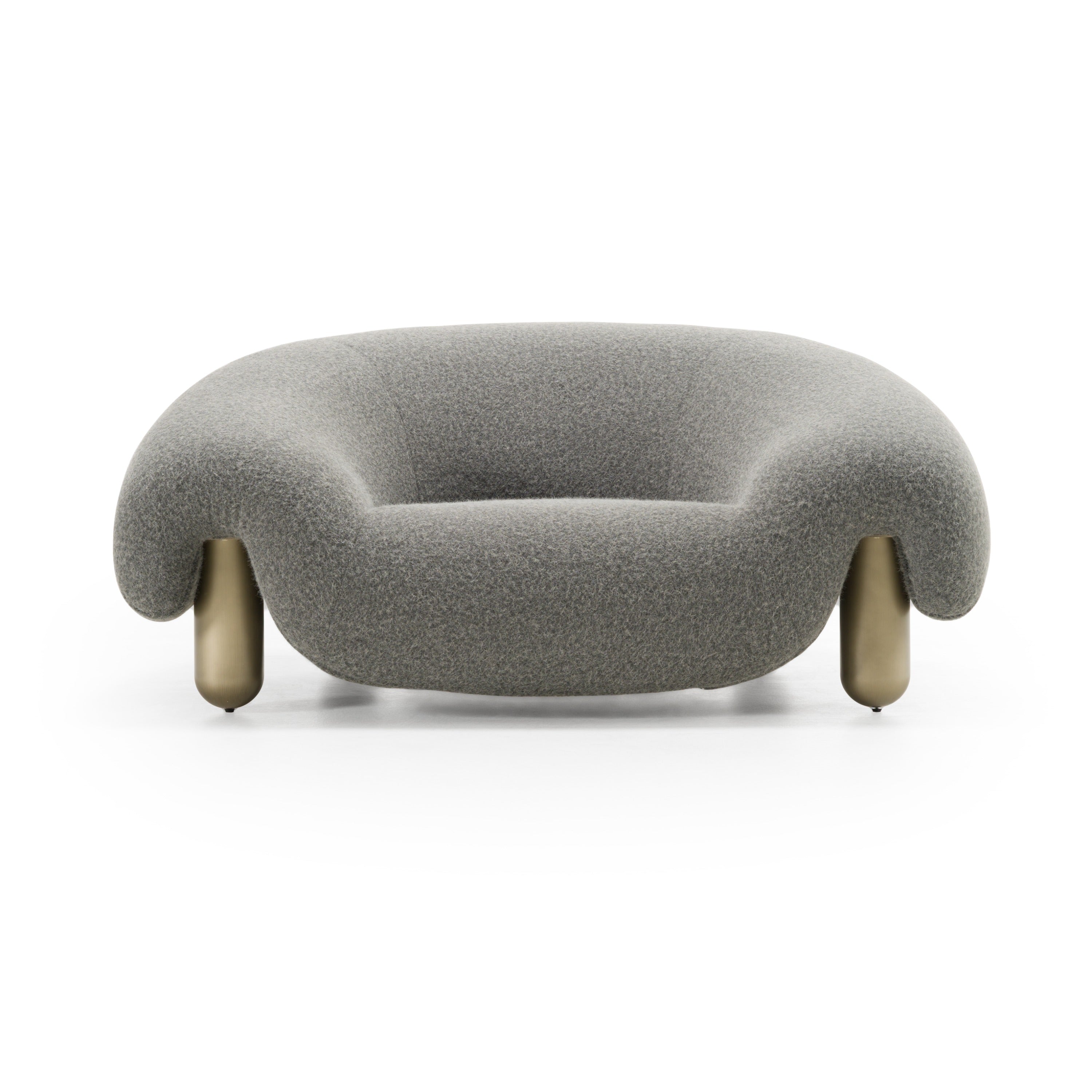 Divani Casa Clarity Contemporary Grey Fabric Accent Chair Model VGFA-SF2002