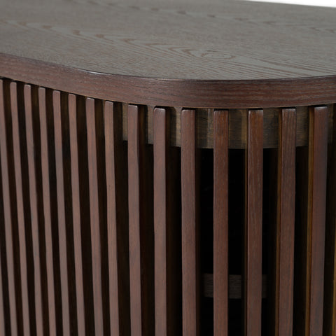 Modrest Clifton Modern Smoked Ash Tall Tv Stand Model VGDW-DW3010-SMK