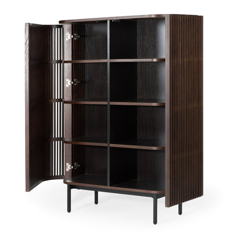 Modrest Clifton Modern Smoked Ash Tall Buffet Model VGDW-DW2013-SMK