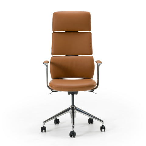 Modrest Clyne Modern Camel Vegan Leather Executive Office Chair Model VGFU-FK013-A11-CML