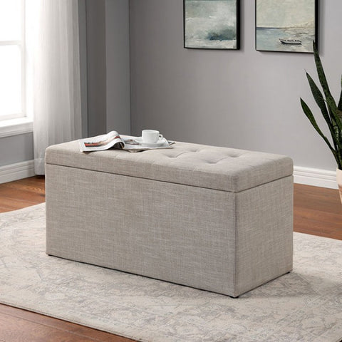 DARYN STORAGE BENCH W/ OTTOMAN
