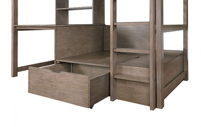 CALLISTUS TWIN/WORKSTATION LOFT BED