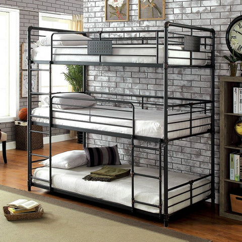 Olga Twin/Twin/Twin Bunk Bed Model Cm-Bk912-Bed By Furniture Of America 