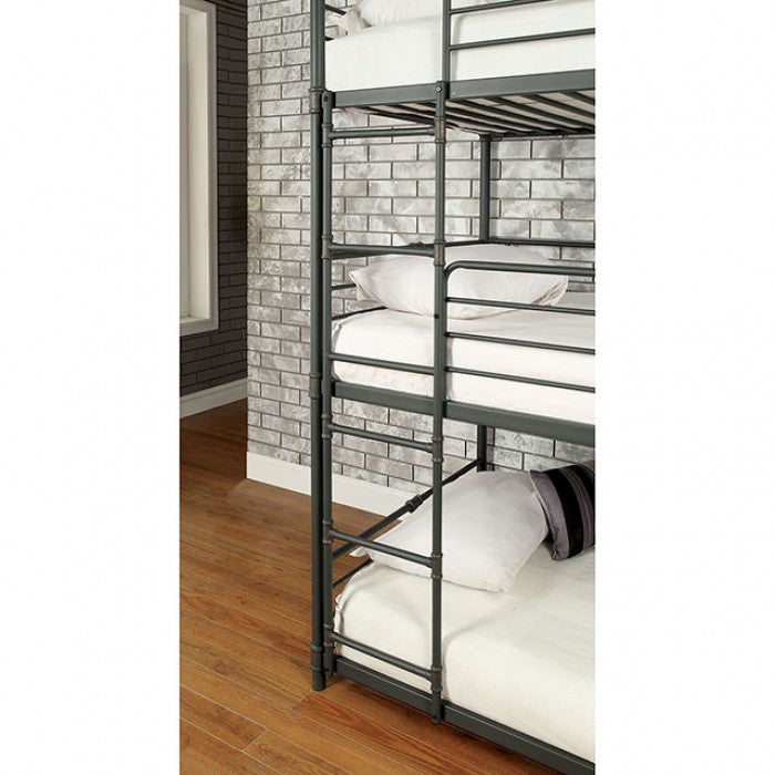 Olga Twin/Twin/Twin Bunk Bed Model Cm-Bk912-Bed By Furniture Of America 