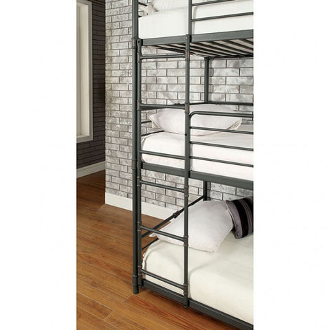 Olga Twin/Twin/Twin Bunk Bed Model Cm-Bk912-Bed By Furniture Of America 