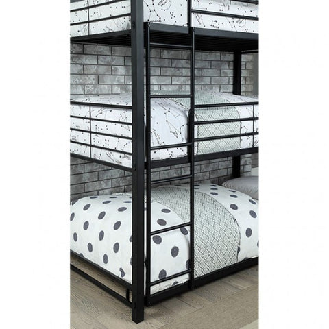 Olga Full Triple Decker Bed Model Cm-Bk917F-Bed By Furniture Of America 