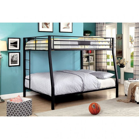 Claren Full/Queen Bunk Bed Model Cm-Bk939Fq-Bed By Furniture Of America 