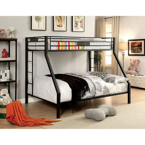 Claren Twin Xl/Queen Bunk Bed Model Cm-Bk939Tq-Bed By Furniture Of America 