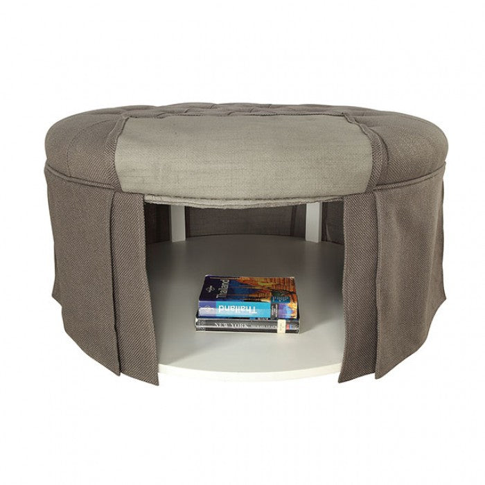 CLAES ROUND OTTOMAN