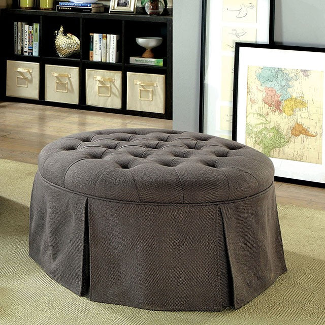 CLAES ROUND OTTOMAN