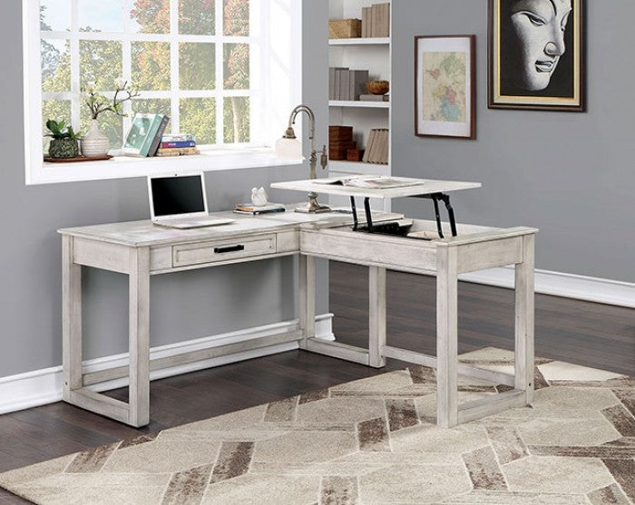 Galarga Desk Model Cm-Dk418Wh-Right Desk W/ Lift By Furniture Of America 