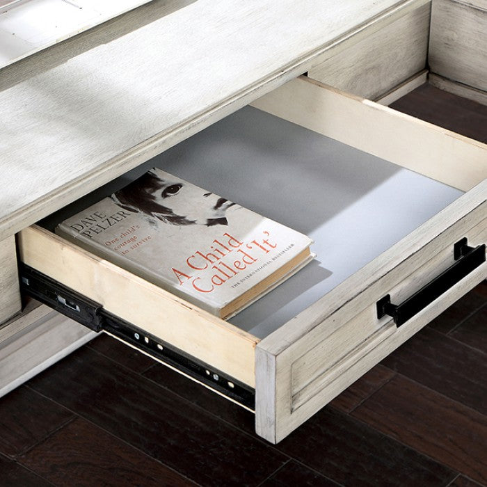 Galarga Desk Model Cm-Dk418Wh-Right Desk W/ Lift By Furniture Of America 