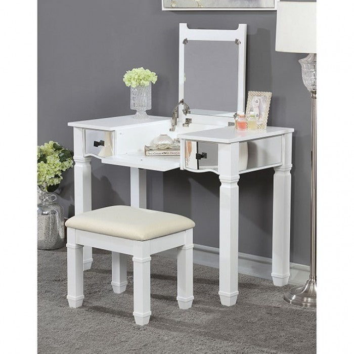 Jaylynn Vanity Set Model Cm-Dk5235-Stool By Furniture Of America 