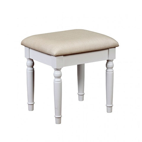 Tracy Vanity W/ Stool Model Cm-Dk6162Wh-Stool By Furniture Of America 