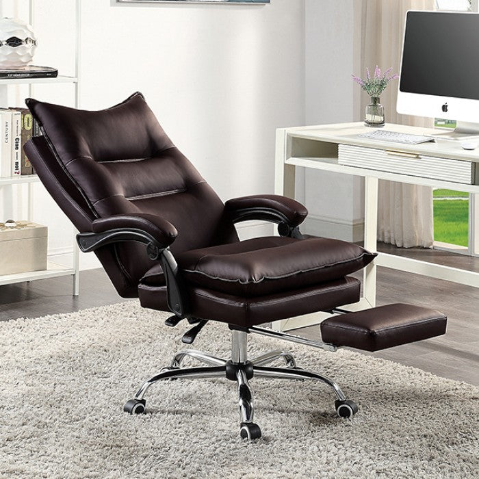 Perce Office Chair Model Cm-Fc668Br-Reclined By Furniture Of America 