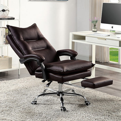 Perce Office Chair Model Cm-Fc668Br-Reclined By Furniture Of America 