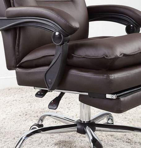 Perce Office Chair Model Cm-Fc668Br-Reclined By Furniture Of America 
