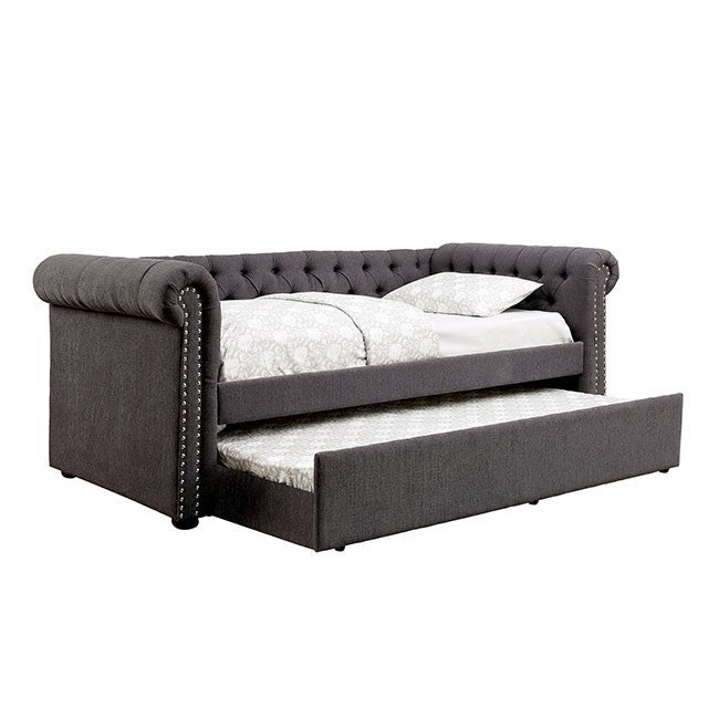 Leanna Daybed Model Cm1027Gy-Full Daybed By Furniture Of America 