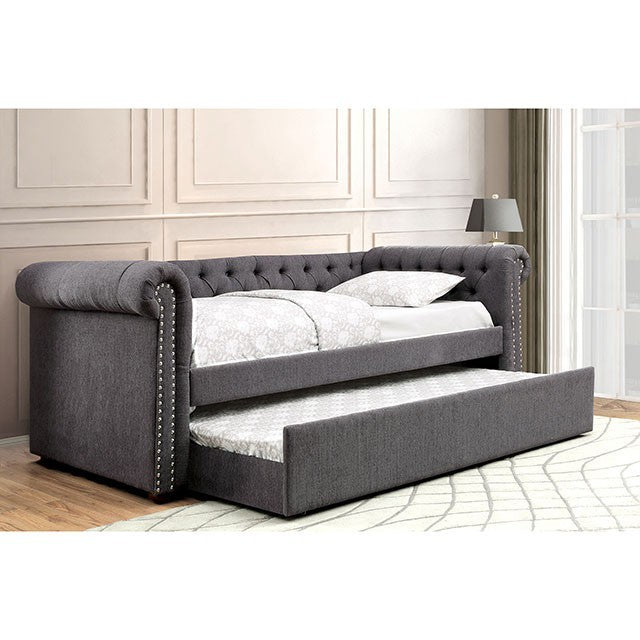 Leanna Daybed Model Cm1027Gy-Full Daybed By Furniture Of America 