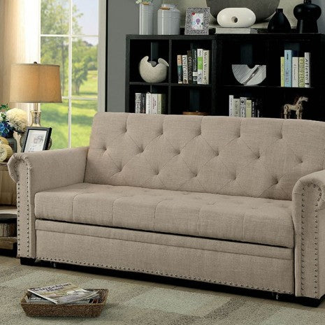 Iona Futon Sofa Model Cm2603-Pk-Fold-Down By Furniture Of America 