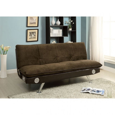 Gallagher Futon Sofa Model Cm2675Br-Fold-Down By Furniture Of America 